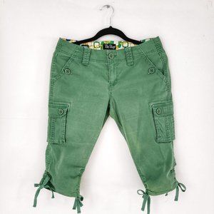 BeBop Green Cargo Capri (Size 7)